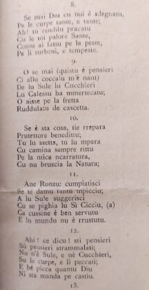 1841: Francesco D'Amelio, il caldo e la " Preghera a Santu Ronzu..." - Corriere Salentino