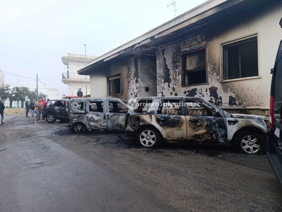 Imprenditore nel mirino: escavatori ed auto in fiamme, bomba inesplosa davanti la porta di casa - Corriere Salentino