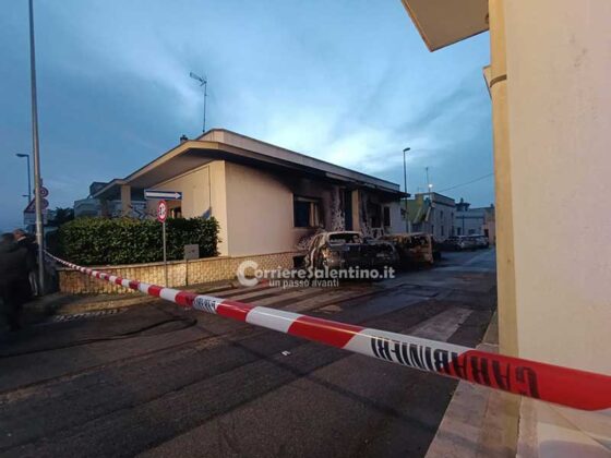 Imprenditore nel mirino: escavatori ed auto in fiamme, bomba inesplosa davanti la porta di casa - Corriere Salentino