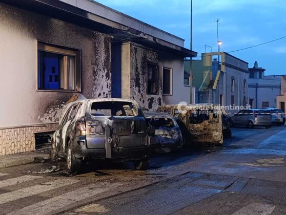 Imprenditore nel mirino: escavatori ed auto in fiamme, bomba inesplosa davanti la porta di casa - Corriere Salentino