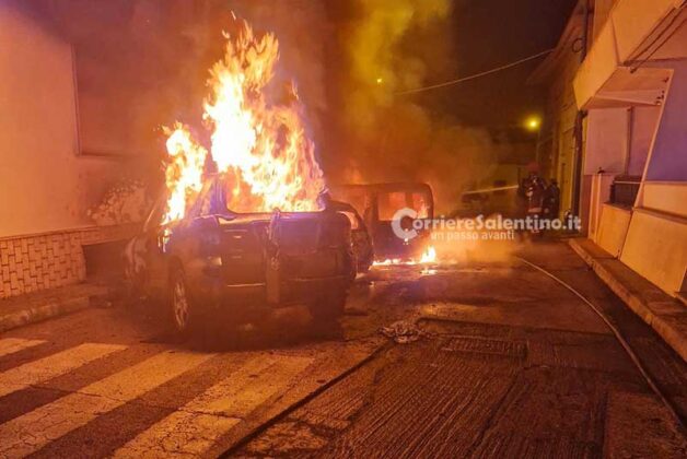 Imprenditore nel mirino: escavatori ed auto in fiamme, bomba inesplosa davanti la porta di casa - Corriere Salentino