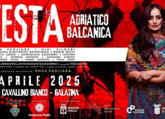 Venerdì 4 aprile a Galatina la prima di “Festa Adriatico Balcanica”, il nuovo progetto musicale di Enza Pagliara con ospiti internazionali dai Paesi del Mediterraneo