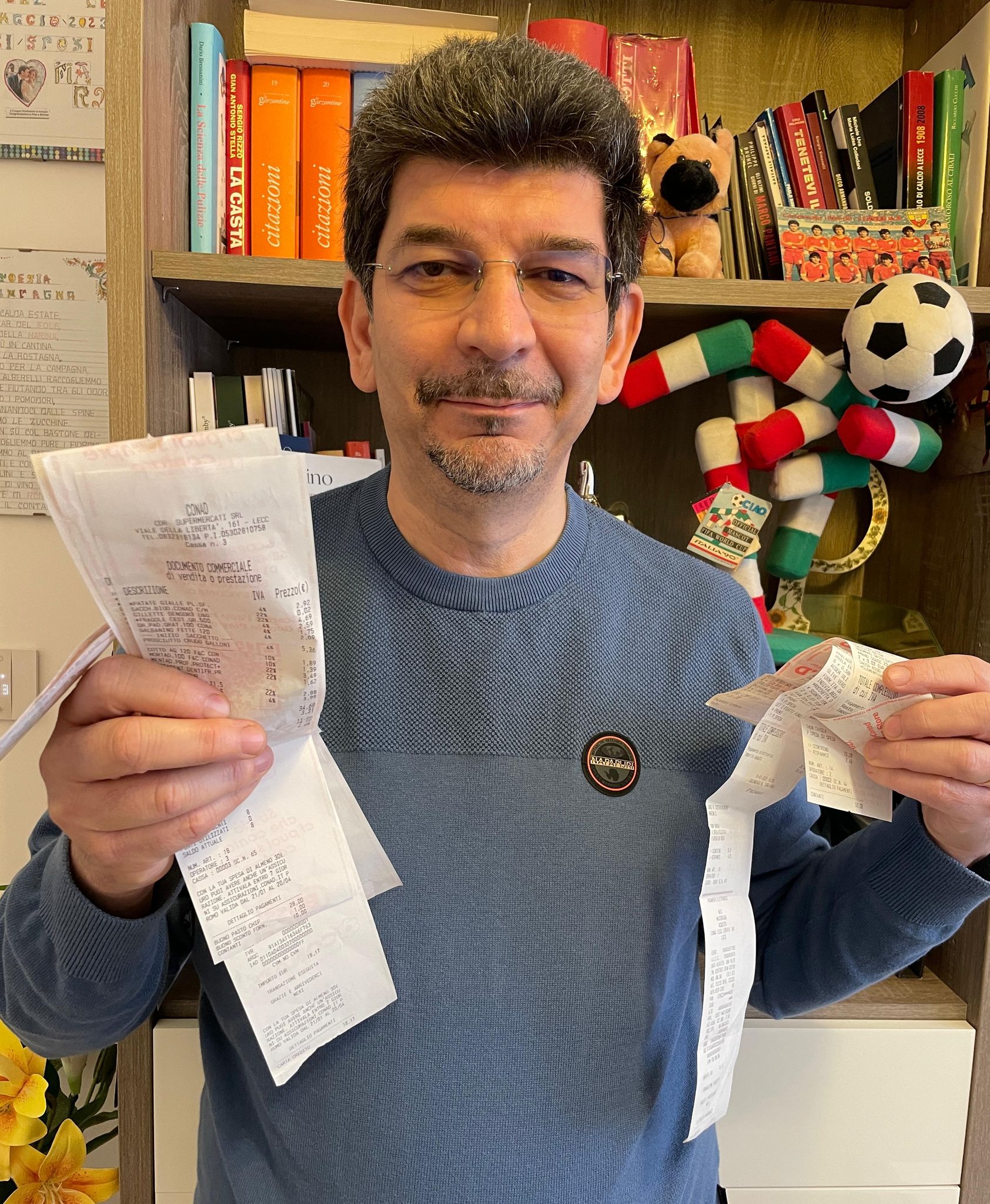 Viaggio e concerto con acqua e formaggio, un tv 4K con le birre: “Pino il Gastone” fa la spesa e vince da 35 anni: “Se perdo, almeno mangio” - Corriere Salentino