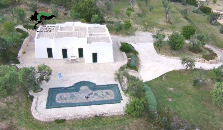 Operazione “Another Brick”: scoperte altre tre piscine abusive a Salve. Gli abusi svelati dall’elicottero - Corriere Salentino