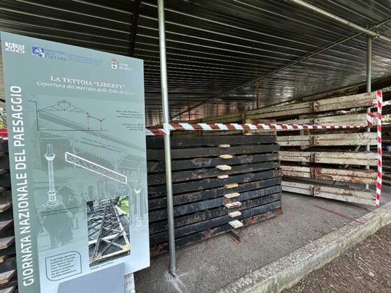 L'antica tettoia liberty si prepara a tornare in città - Corriere Salentino