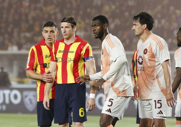 Contro la Roma arriva il quinto ko di fila, la strada verso la salvezza si fa sempre più dura - Corriere Salentino