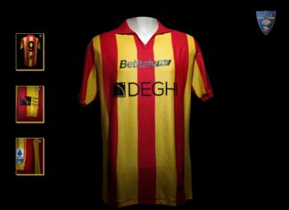 Lecce: contro la Roma con la maglia storica per i 117 anni di calcio