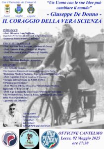 “Un uomo con le sue idee può cambiare il mondo: Giuseppe De Donno – Il coraggio della vera Scienza”: il convegno alle Officine Cantelmo - Corriere Salentino