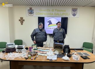 Sequestrato un chilo di cocaina ad Alliste: in tre finiscono in manette