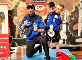 David Maggio, 7 anni, campione italiano e mondiale di kickboxing: trionfo per il giovane talento salentino