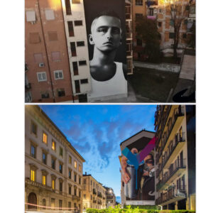 Il gallipolino Cosimo Caiffa, in arte Cheone, incanta Milano: street art suggestiva ed emozionante sulle facciate dei palazzi e nelle periferie - Corriere Salentino