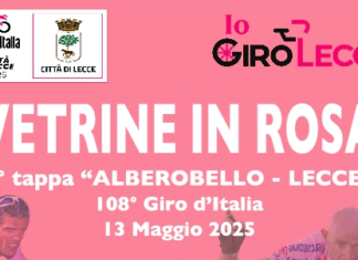 Giro d’Italia Lecce: 40 aziende hanno aderito al contest “Vetrine in rosa”