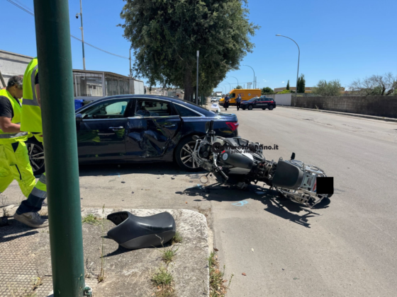 Moto contro auto: muore noto imprenditore - Corriere Salentino