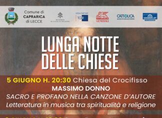 La lunga notte delle chiese a Caprarica di Lecce