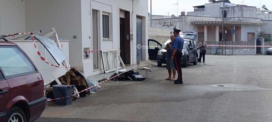 Ugento, esplosione in casa di due anziani probabilmente causata da una fuga di gas - Corriere Salentino