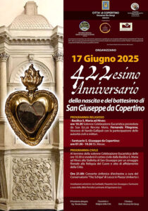 La città di Copertino si inchina dinanzi a San Giuseppe da Copertino, il suo figlio più illustre, nell’anniversario della sua nascita - Corriere Salentino