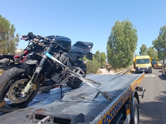 Violento schianto in moto contro l’autocompattatore, centauro in ospedale con “codice rosso” - Corriere Salentino