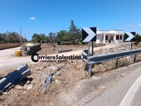 Inseguimento nella notte: auto fuori strada e malviventi in fuga tra le campagne - Corriere Salentino