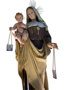 Cerimonia di benedizione del simulacro in cartapesta della Madonna del Carmine - Corriere Salentino