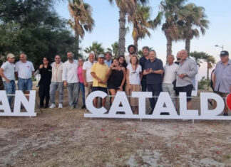 Nuove scritte di benvenuto a San Cataldo