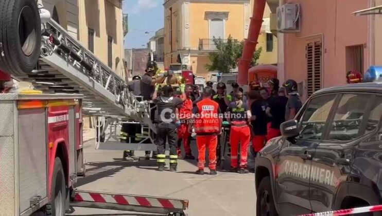 Crolla un solaio a Monteroni, tre operai feriti - Corriere Salentino