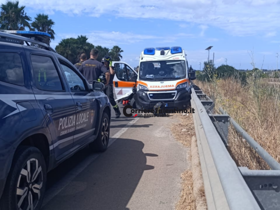 Scontro sulla via per il mare tra Suv con bimbi a bordo e un’ambulanza, ferita una soccorritrice del 118 - Corriere Salentino