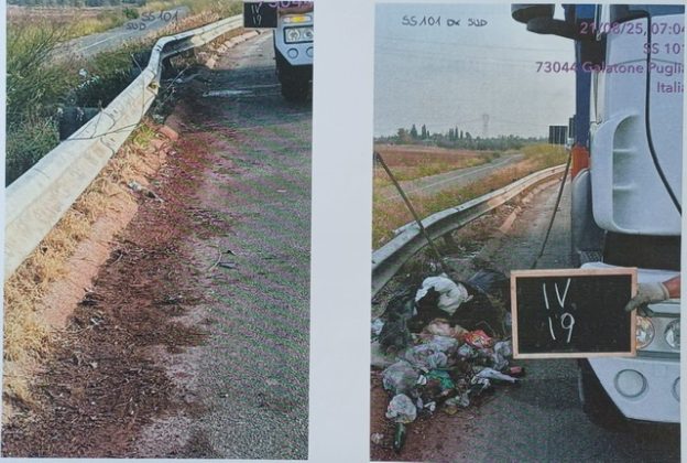 Abbandono dei rifiuti sulle strade della provincia di Lecce: linea dura nel lavoro di prevenzione e contrasto - Corriere Salentino