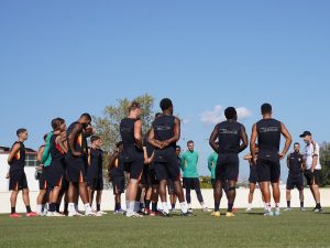 Lecce, ecco tutte le foto del primo allenamento a Martignano - Corriere Salentino