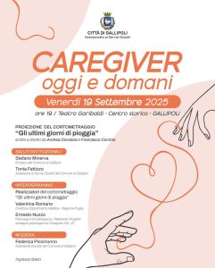 "Caregiver, oggi e domani": a Gallipoli evento dibattito con la proiezione di un cortometraggio - Corriere Salentino