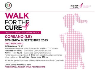 La Camminata per la Vita” – Corsano in marcia per la salute, la solidarietà e la prevenzione