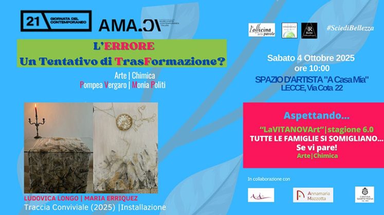 La 21^ Giornata del Contemporaneo promossa da A.M.A.C.I. nella “Stanza d’Artista A Casa Mia” - Corriere Salentino