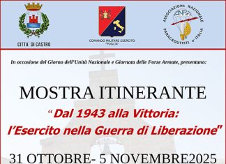 A Castro la mostra “Dal 1943 alla vittoria: l’Esercito nella Guerra di Liberazione”