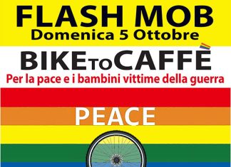 “Bike to caffè”, una pedalata collettiva per la pace e i bambini vittime della guerra