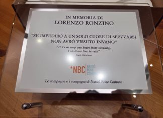 Un dono per la vita, in memoria di Lorenzo Ronzino