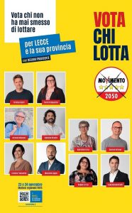 M5S, per la prima volta in corsa nel “campo largo” pugliese. Ecco la lista, con l’uscente Casili e alcuni militanti - Corriere Salentino