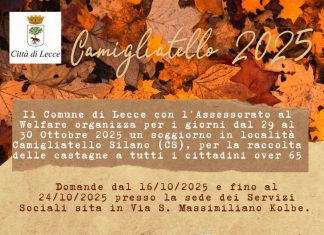 È tempo di Castagne: gli anziani in Sila con l’Assessorato al Welfare di Andrea Guido