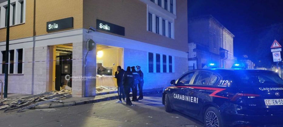 Ancora un colpo, nella notte, contro un bancomat. Stavolta alla Banca Sella di Presicce-Acquarica - Corriere Salentino
