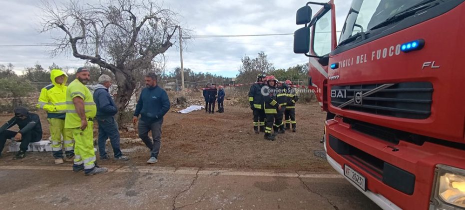 Dramma nel Capo di Leuca, operaio muore durante la realizzazione di una vasca per la raccolta delle acque reflue - Corriere Salentino