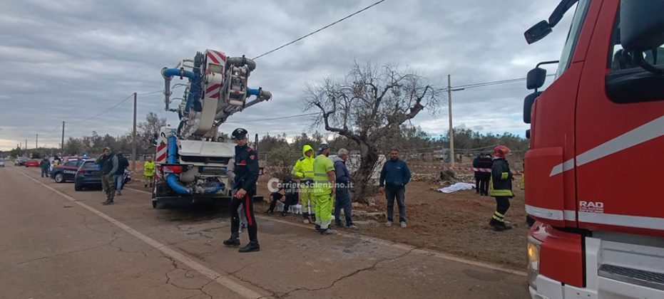 Dramma nel Capo di Leuca, operaio muore durante la realizzazione di una vasca per la raccolta delle acque reflue - Corriere Salentino