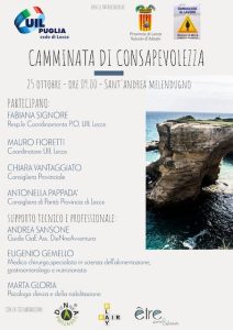 UIL Lecce, a Torre Sant'Andrea la "Camminata di Consapevolezza" per benessere e parità - Corriere Salentino