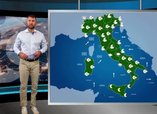Previsioni meteo del weekend