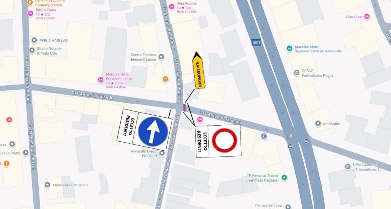 Chiusura di un tratto della circonvallazione per i lavori di riqualificazione: le vie alternative. Corsa C2 soppressa - Corriere Salentino