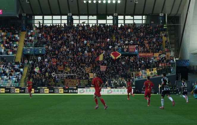 Il Lecce scivola e si fa male a Udine. Non bastano le prodezze di Berisha e N’Dry, Udinese-Lecce 3-2 - Corriere Salentino