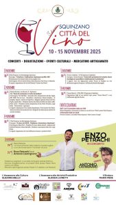 Squinzano celebra la terza edizione della “Città del Vino”: dal 10 al 15 novembre cultura, tradizione e musica nel cuore della città - Corriere Salentino
