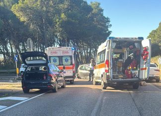 Scontro sulla Maglie-Casarano, tre i feriti, uno dei quali in codice rosso