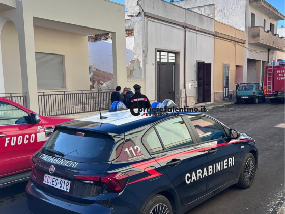 Crollo all’alba a Presicce, si cerca un gatto sotto le macerie - Corriere Salentino