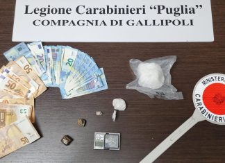 Con oltre un etto di cocaina e soldi in casa: 42enne condannato a 4 anni di reclusione