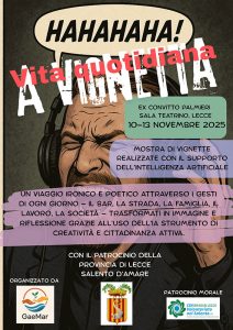 "Vita quotidiana a vignetta": all'ex Convitto Palmieri a Lecce la mostra interattiva realizzata col supporto dell'IA - Corriere Salentino