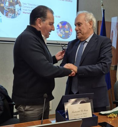 La Camera di Commercio di Lecce premia Fefè De Giorgi – pluricampione del mondo di volley - come Ambasciatore del Salento e della Puglia - Corriere Salentino