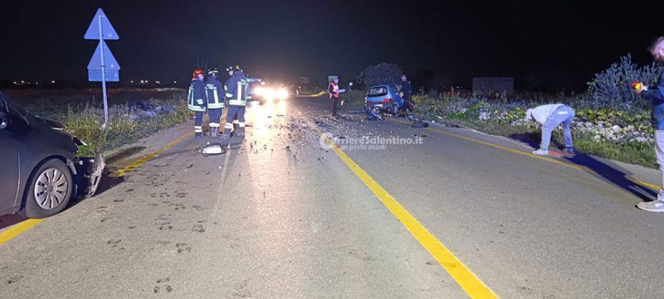 Scontro frontale sulla Statale 275 e nell’impatto tra furgone e auto perde la vita una donna - Corriere Salentino